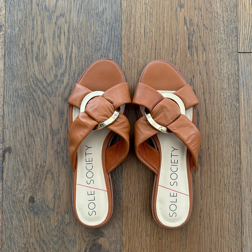 Sole Society brown sandals size 8.5